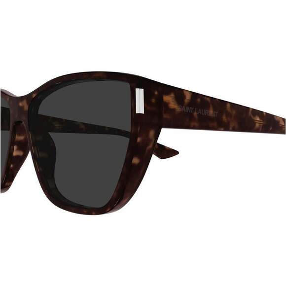 NWT Yves Saint Laurent SL-758 Havana 63mm Sunglasses